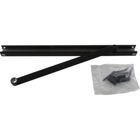 Geze Gleitschiene für TS 5000/ TS 3000 schwarz Ral 9005