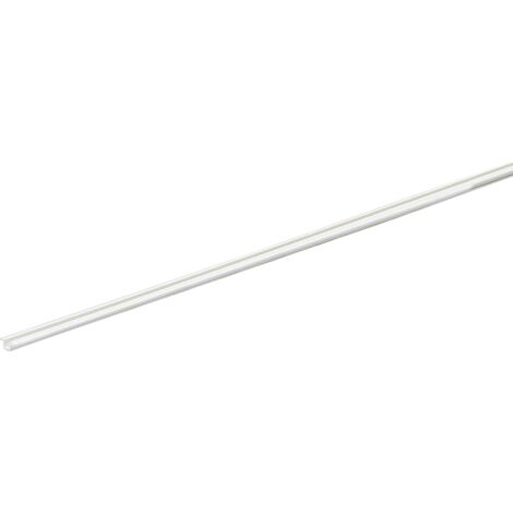 Hettich MB-Lauf- und Führungsprofil, unten, 4000mm, 15kg, SlideLine 55, 25120, weiß