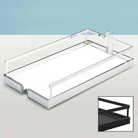 Hettich Arena STYLE Rutschstopp Einhänget. 250 x 462 x 93mm pulverbeschichtet anthrazit
