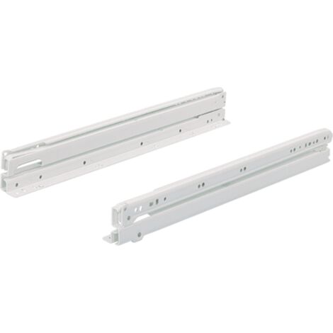 Hettich Möbel-Rollschubführ.,  FR 6142,  41637,  selbst.Schlie.(Stop Contr.),  350mm,  Stahl