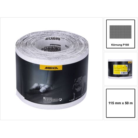 Mirka Basecut-Schleifrolle 115 mm x 50 m K180