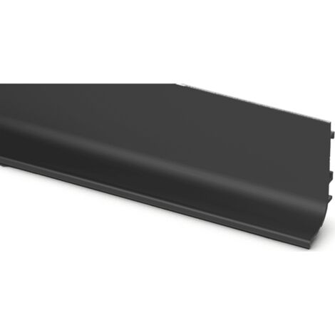 Hettich Griffleiste Canis L, L 3500 mm, B 23 mm, H 53, 5 mm, Schwarz matt (1/5)