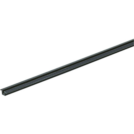 Hettich MB-Lauf- und Führungsprofil, unten, 4000mm, 15kg, SlideLine 55, 66900, schwarz