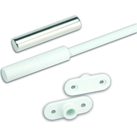 effeff Rundreedkontakt mit Flansch 6M KABEL WEISS (1/2)