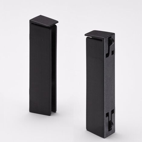 Hettich Trennwandhalter für wohnliches Design, Kunststoff, schwarz (1/3)