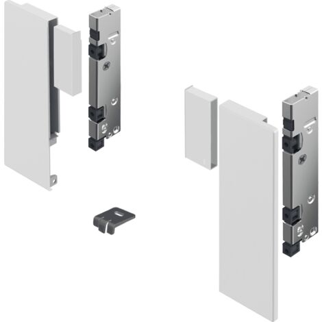 Hettich Set Verbinder für gestaltbare Front,  Höhe 187 mm,  weiß,  Inlayzarge (1/2)