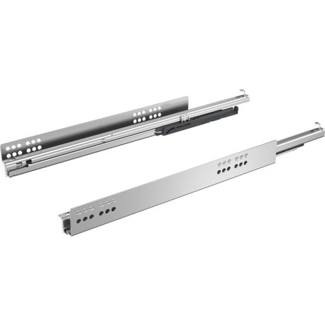 Hettich Unterflur-Vollauszug, Quadro V6,9143500, Push-to-open, 520mm, links und rechts