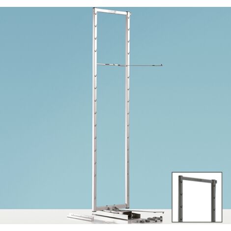 Hettich Küchen-Hochschrankauszugrahmen, Dispensa Duo 9080075, Stahl (1/3)