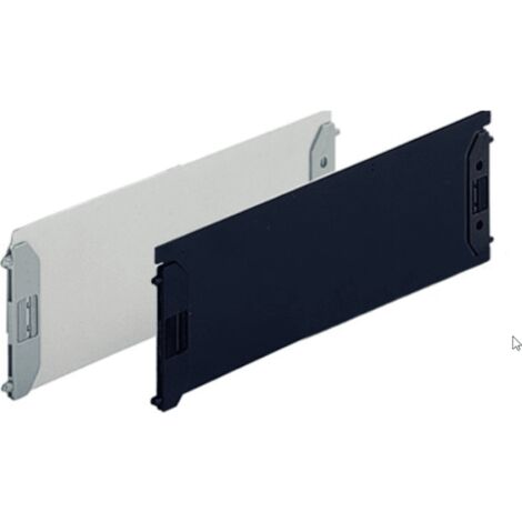 Hettich Stahlschubk.-Fachteiler, A, Systema Top 2000,9007408, Stahl aluminiumoptik pulverb.