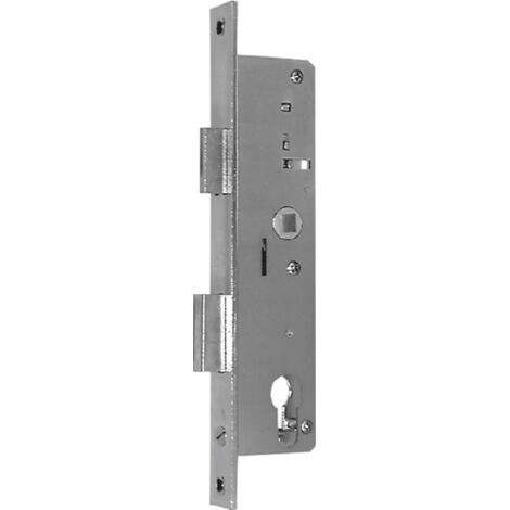 Roto Portalschloss, DIN 92, DM 35 mm, Nuss 8 mm, Stulp 240x16x2,5 mm verzinkt