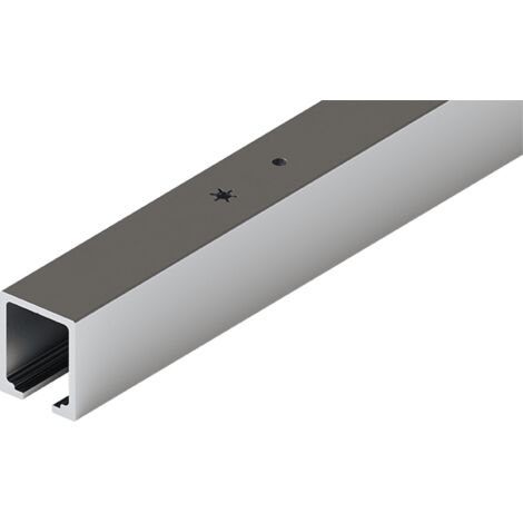 Hawa Laufschiene LM 2200 mm eloxiert gebohrt Junior 80/100