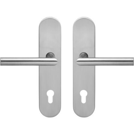Si-Drückergrt. FH Langschild PZ88 VK8,5 Esg 675K mit Kzs, Schwarz, TS70, SK2 (1/2)