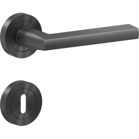 Drückergrt. Rundrosette BB VKT 8/8, 5mm, Montana ER54, Titan Grau, TS 45, KL3 (1/5)