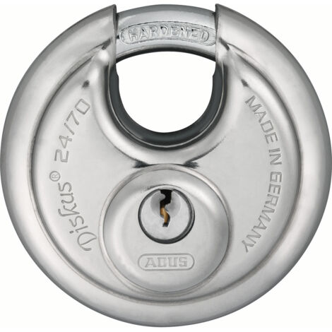 ABUS AV-Vorhangschloss, Diskus 24/70, Edelstahl (1/5)