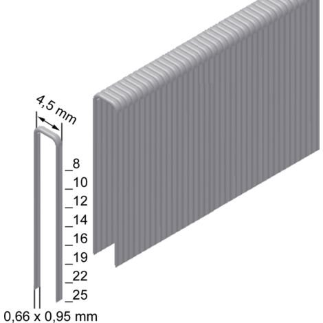 Prebena Heftklammern O19CNK (PK= 5.000 Stück)