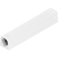 Blum Tip-on Adapterplatte, für Türen, gerade (20/32 mm), seidenweiß, Langversion