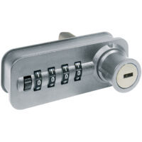 Hettich MB-Zahlenschloss, f.SystemaTop2000 Cont. 9206802, KF/STA chromoptik matt, rechts