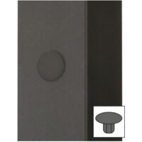 Hettich CADRO Abdeckkappe Gewindestift M5 Ral 9006 E2