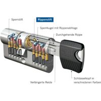 Winkhaus Doppelzylinder System RPE Profil OD Wr. Neustadt Länge 27/40 ohne BSZ
