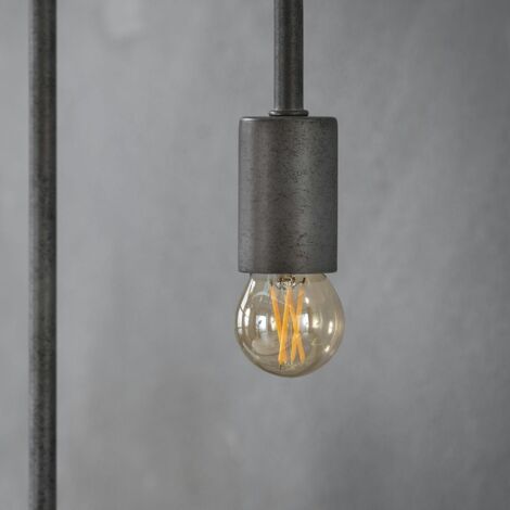 Ampoule globe 4,5 cm ambré LED filament lumière chaude (E27) (1/3)