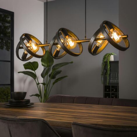 Suspension luminaire 6 anneaux RALF (1/5)