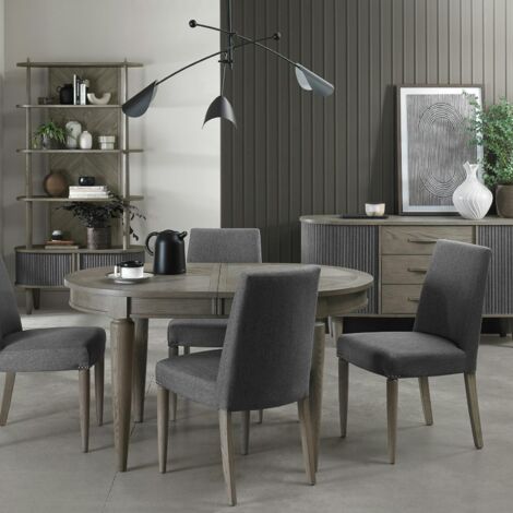 Table à manger extensible moderne 140-185 cm HOUSTON (1/5)