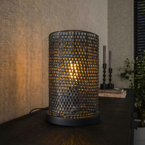 Lampe à poser contemporaine effet maille TRIBECA (1/5)