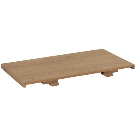Allonge 50cm pour table DARIO 180cm Chêne massif ciré 50x90cm DARIO (1/2)