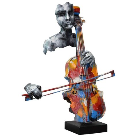Objet déco à poser violoncelliste