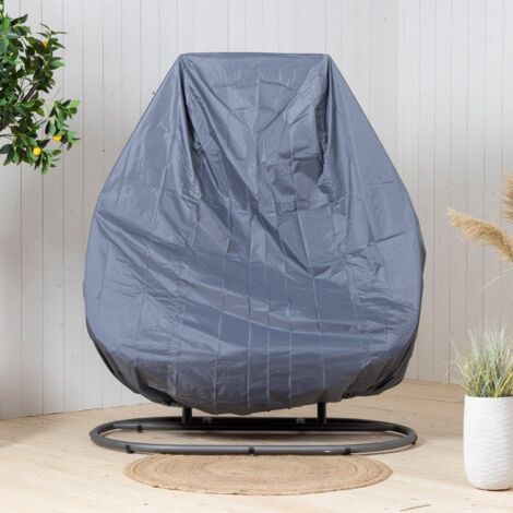 Housse grise pour fauteuil suspendu 2 places (1/2)