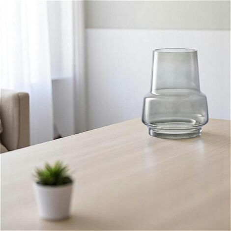Vase en verre fumé gris (1/3)