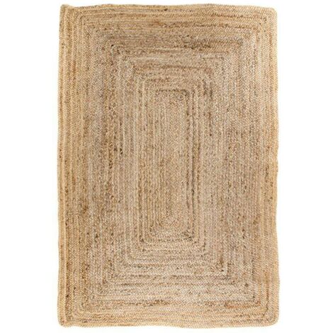 Pier Import – Tapis kilim en jute tressé rectangulaire 90x60cm – Épaisseur 2cm – Style bohème pour décoration intérieure