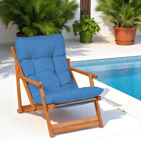 Chilienne bleue pliante - grand confort SORA (1/5)