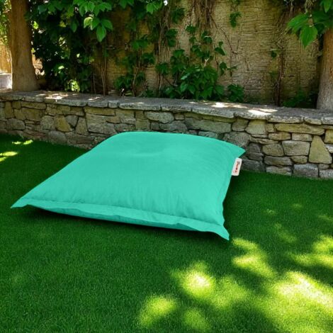 Coussin De Sol Pouf Houston Vert - Coton, Marque STOF, Pour Ado