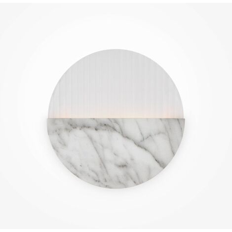 Applique murale moderne – disque marbre strié ⌀30 cm LAUREL (1/4)