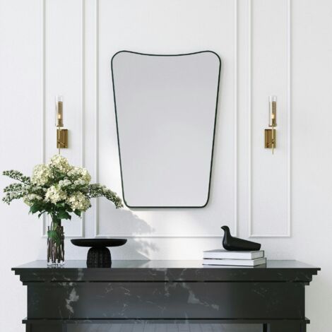 Miroir mural moderne asymétrique 70 cm - style organique CODY (1/5)