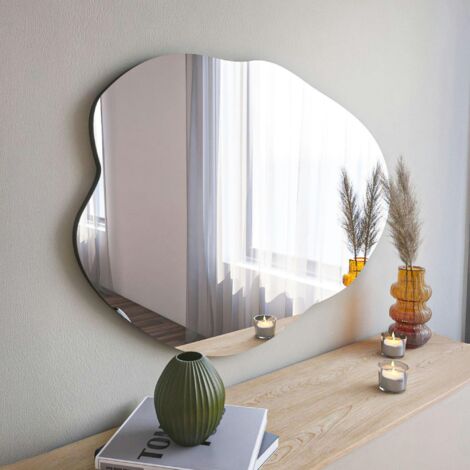 Miroir design organique forme libre 85 cm - style naturel CODY (1/5)