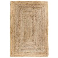 Pier Import – Tapis kilim en jute tressé rectangulaire 90x60cm – Épaisseur 2cm – Style bohème pour décoration intérieure