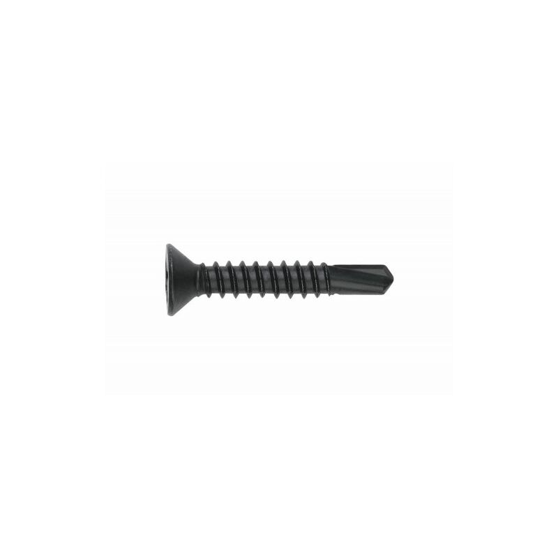 500 Tornillos Autotaladrantes De Cabeza Avellanada Con Broca De Dos Alas Y Huella Tx – Medida 4,8 X 45 Mm, Cincados, Para Fijación Rápida