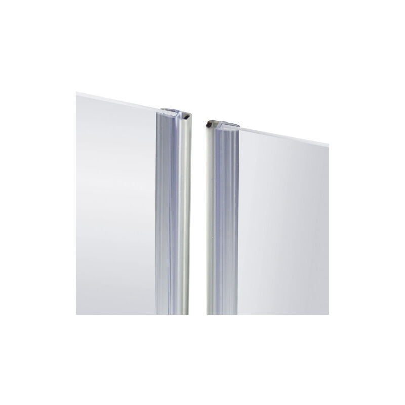 PERFIL MAMPARA IMAN RECTO 6-8MM TRANSPARENTE 200CM - BRINOX