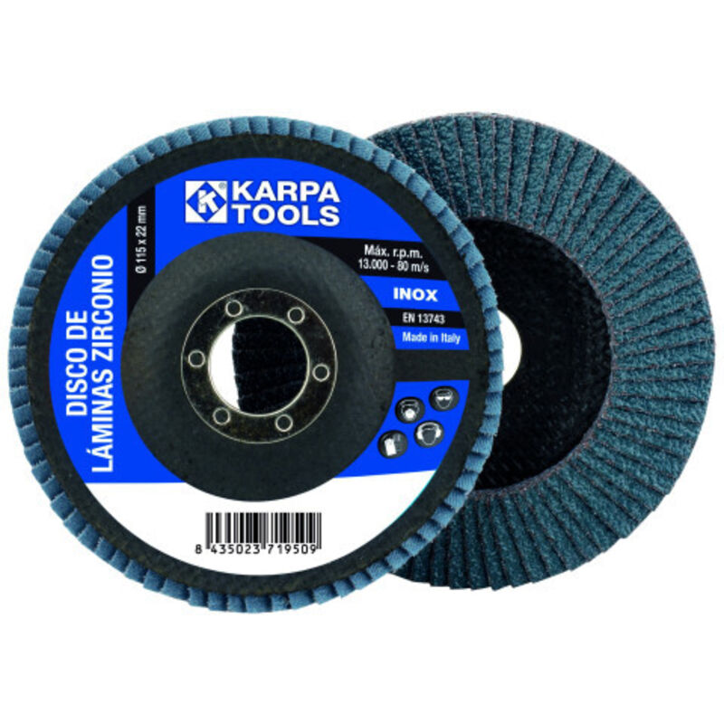 MAKITA D-28385 - Disco De Laminas 180 Curvo De Aluminio Ceramico Grano 60 Con Cuerpo De Fibra De Vidrio 86519610