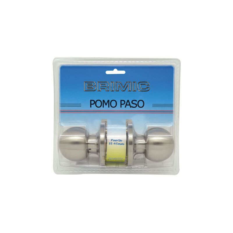 POMO PUERTA BOLA PASO LATON PULIDO - EHLIS