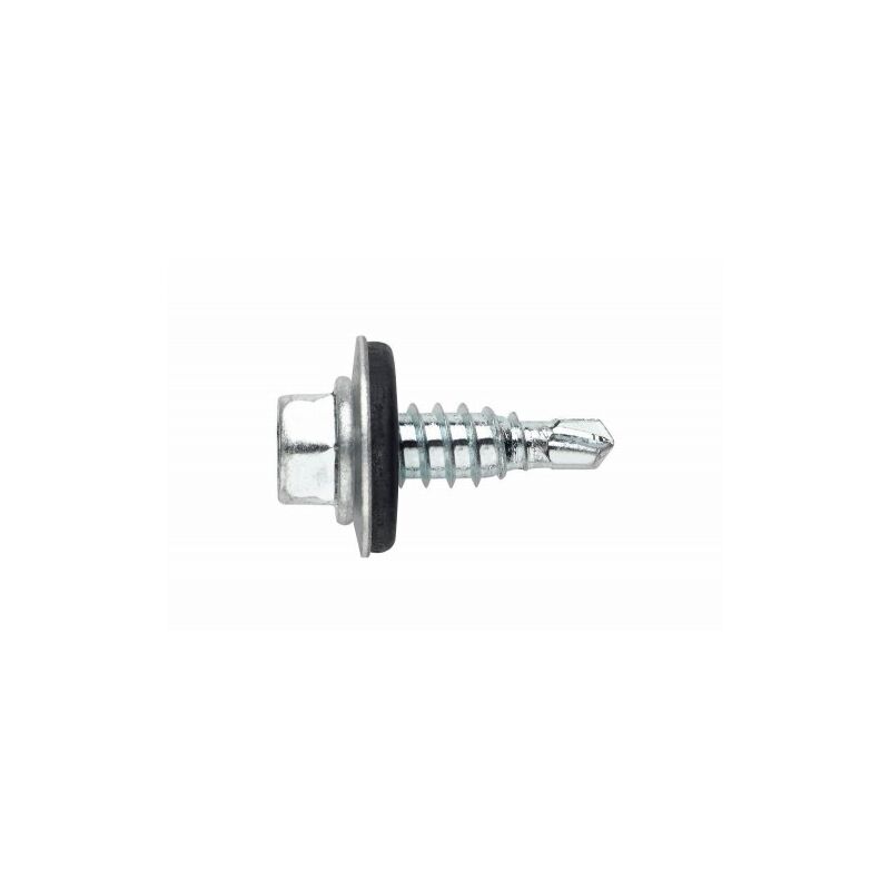 (6,3X25 P16) TORNILLO AUTOTALADRANTE DE PUNTA REDUCIDA Y CABEZA HEXAGONAL CON ARAND (100U) - INDEX