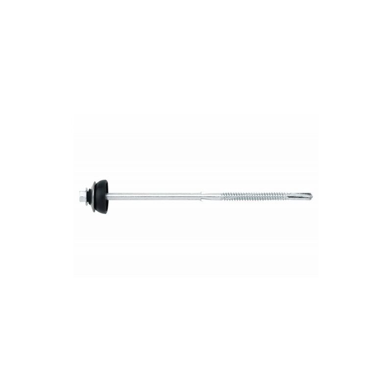 (6,3X150) TORNILLO AUTOTALADRANTE PARA FIBROCEMENTO, MONTADO CON ARANDELA PARAGUAS(100U) - INDEX