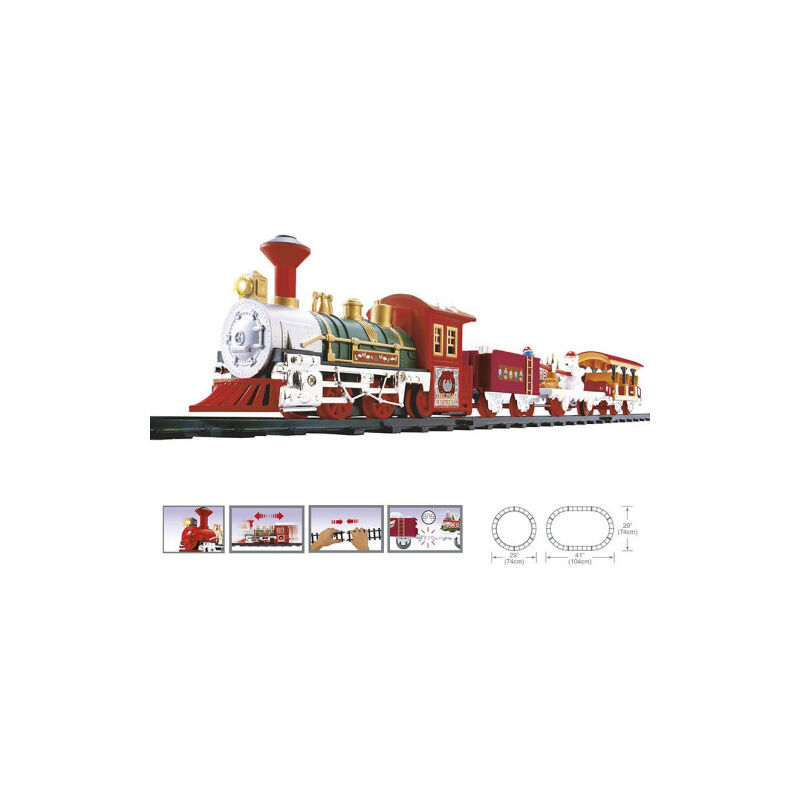 TREN DE NAVIDAD 16 PZAS.D.74X104 CM. - EHLIS