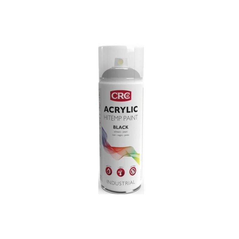 PINTURA ACRYLIC PAINT ANTICALORICA NEGRA HASTA 800ÂºC - CRC