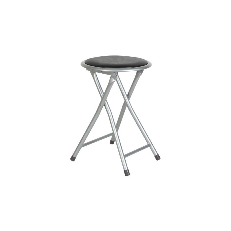TABURETE MET.PLEGABLE METAL/NEGRO - EHLIS