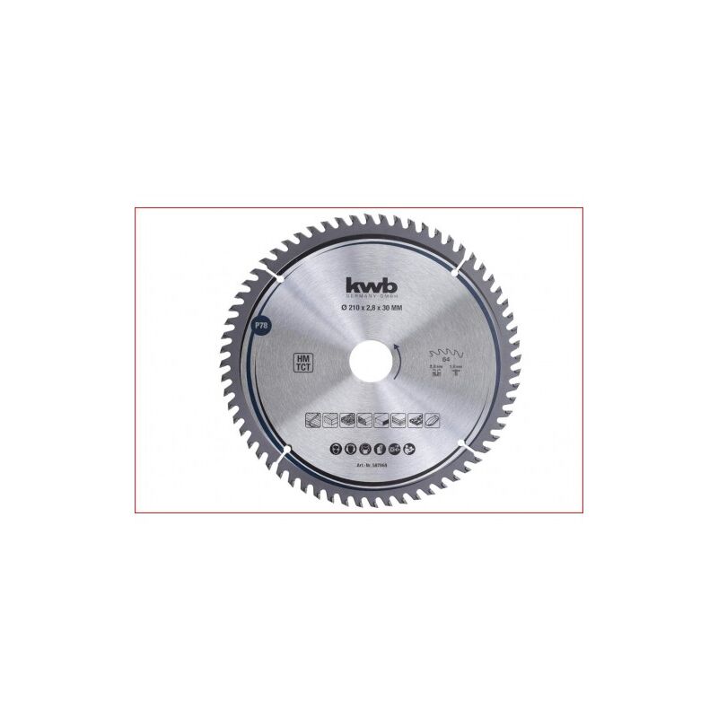SIERRA CIRCULAR HM D.210 X 30 - 64Z - EINHELL