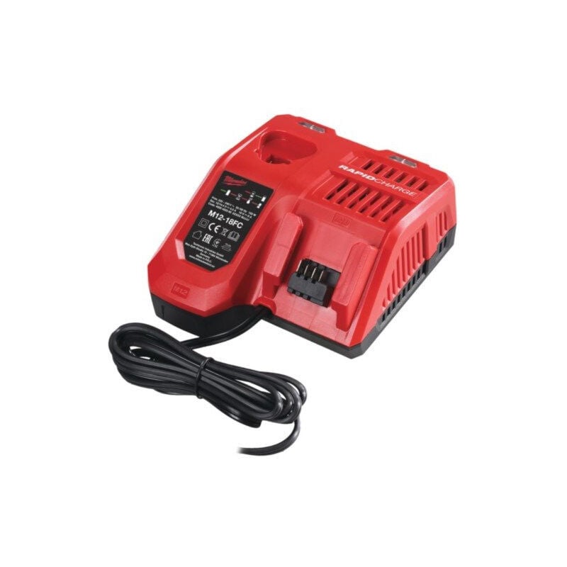 CARGADOR RAPIDO MLTIVOLTAJE M12-M18 CARGA SECUENCIAL - MILWAUKEE