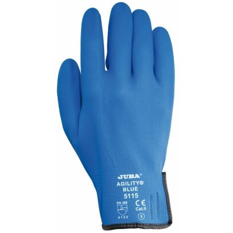 JUBA GUANTES 5115B NITRILO MICROFOAM AZUL .9L